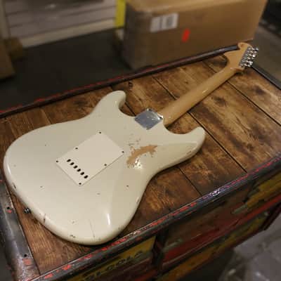 Fender Stratocaster Custom Shop 1969 Relic 2000 - Olympic White image 12
