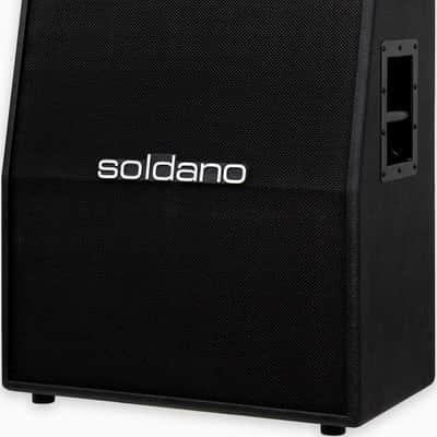 Soldano 212 Vertical Cabinet 2x12" Extension Cabinet Black image 2