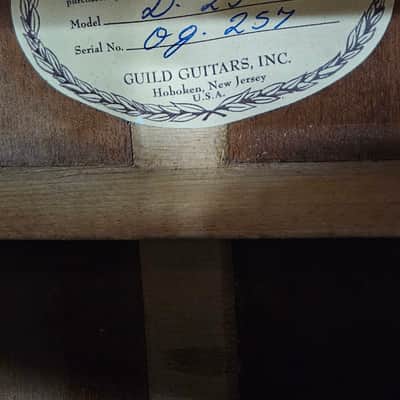 Guild D-25 1969-70 ALL MAHOGANY& Flat back SUPER RARE image 18