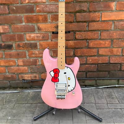 Hello Kitty Super Strat Charvel Style image 1