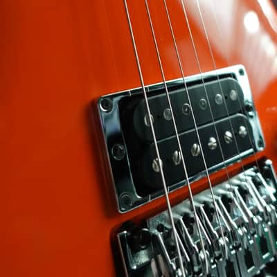 Ibanez MIJ Joe Satriani JS2410 - Muscle Car Orange image 17