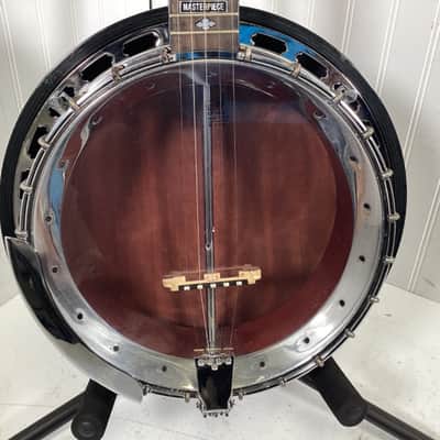 Aria SB-600 Deluxe 5 String Banjo High End Aria Gold Hardware Hard