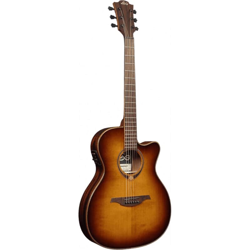 Lag Tramontane T118ASCE-BRS |  Auditorium Slim-Body Cutaway Ac/El, Brown Shadow. New with Full Warranty! image 1