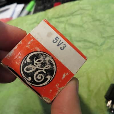 vintage NOS GE 5v3 for fender marshall gibson tube amps image 3