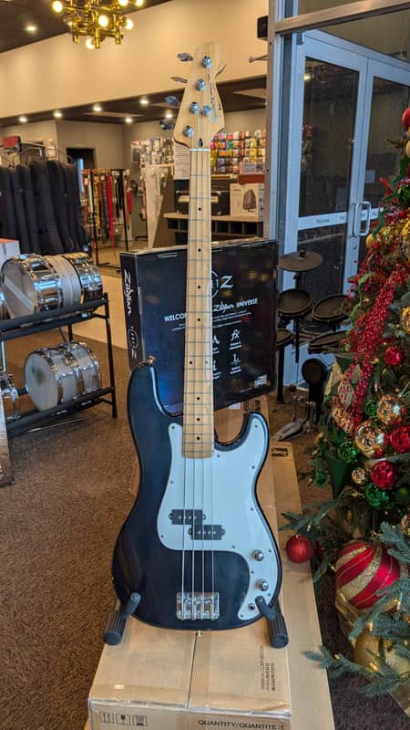 Squier II Precision Bass 1991 - Black MIK image 1