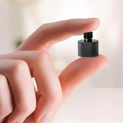 Mic Stand Adapter 3/8 Female to 5/8 Male Microphone Stand Adapter and 5/8 Female to 3/8 Male Mic Thread Adapter for Snowball Boom Arm Mic Stand Mount to Tripod, Combo 8 Pack image 3