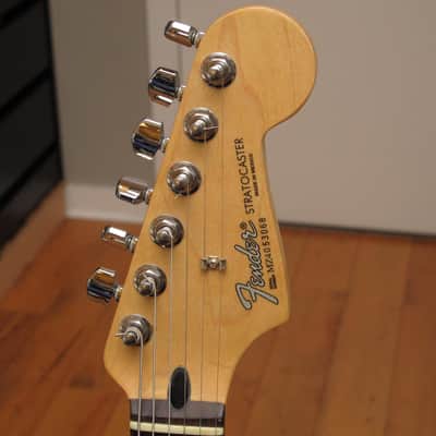 Fender Standard Stratocaster HSS, MIM Fat Strat 2004/2005 Black image 12