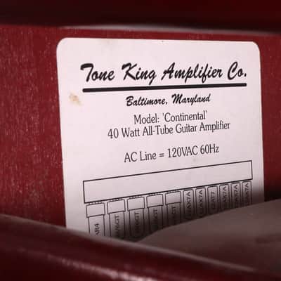 Tone King Continental Custom 40 Watt Head & Cab Late 90's image 7