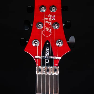 PRS SE Custom 24 Floyd Rose, Charcoal Cherry Burst image 9