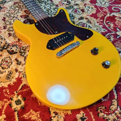 1990's Greco Les Paul Junior Jr Double Cut (EJR) TV Yellow, Made in Japan MIJ image 8
