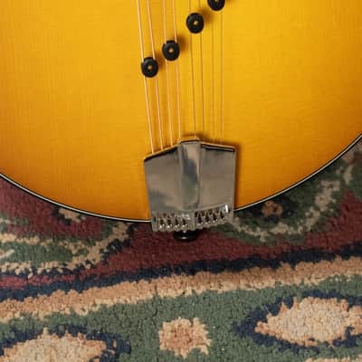 Eastman PCH-M104-GB Solid Spruce/Laminated Mahogany Goldburst Flattop A-Style Mandolin #0051 image 3