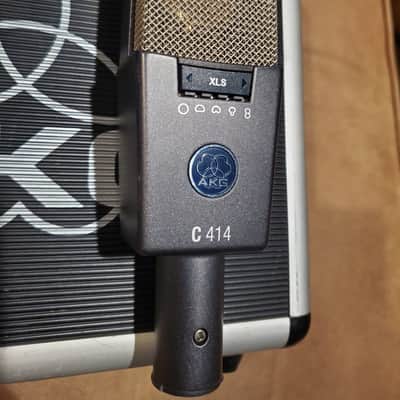 AKG C414 XLS Large Diaphragm Multipattern Condenser Microphone 2010s - Black image 3