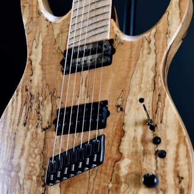 Mayones Duvell Elite VF 7 String Trans Natural Satin image 7