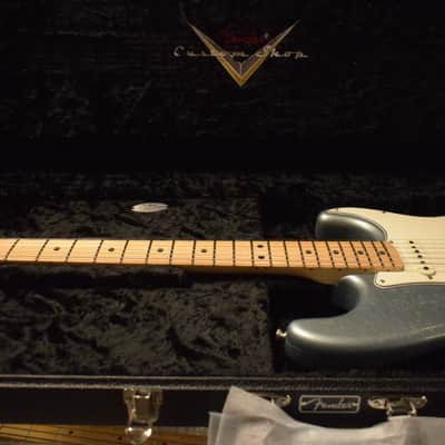 Mint Fender '68 Stratocaster DLX Closet Classic - Aged Blue Ice Metallic image 14