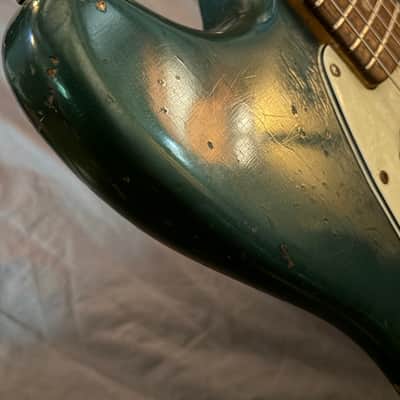 Vintage Fender Mustang Competition Burgundy Matching Headstock 1970 image 12