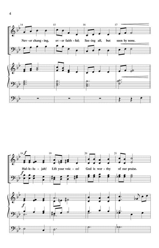Matchless God Of Grace Satb Richard Nichols image 1