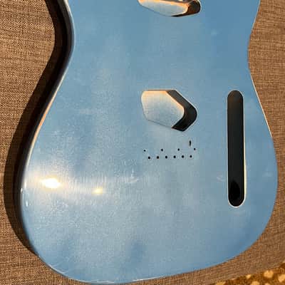 Holy Grail Guitar Company Telecaster Body 2025 - Nitro Pelham Blue Relic image 2