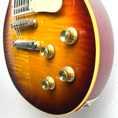 Gibson Custom Shop Historic R0 Les Paul Standard 1960 Reissue 2005 - Flame Ice Tea Burst image 11