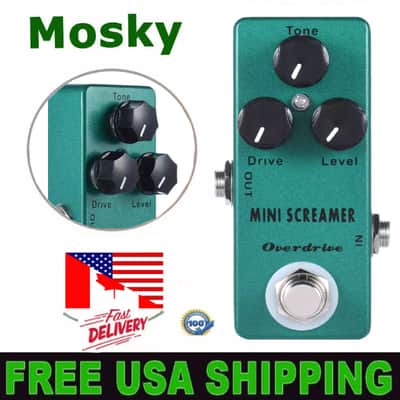 Mosky Audio Mini Screamer + PDC3 Guitar Effect Pedal Tube Overdrive Pedal image 9
