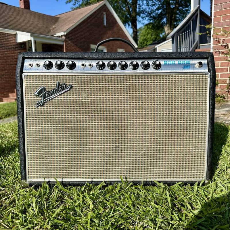 Vintage 1968 Fender Deluxe Reverb "Drip Edge" Guitar Amp (Local Pickup NYC) image 1