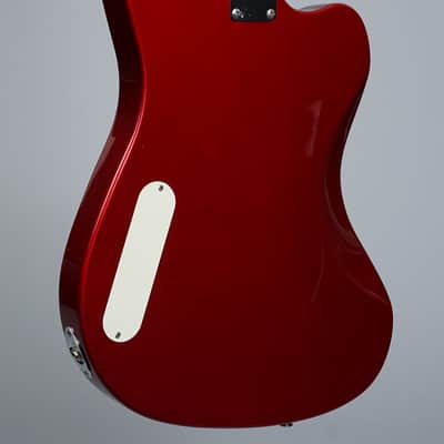 Fender Pawn Shop Reverse Jaguar Bass 2012 - Candy Apple Red image 4