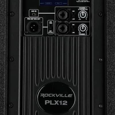 Rockville PLX12 12" Powered PA Speaker 3000w Peak/750w RMS, Plywood Enclosure image 9