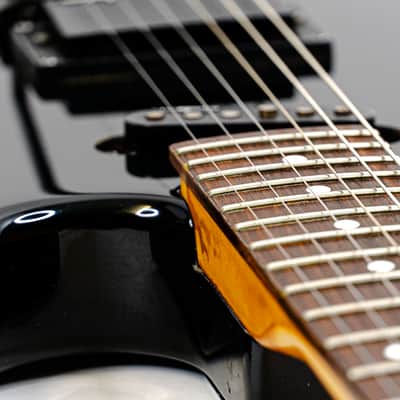 Charvel Model 3DR MIJ Body (Late 1980s) – Black – Rare Super Strat w/ Original Jackson JT6 Tremolo & Swapped Charvel Neck image 8