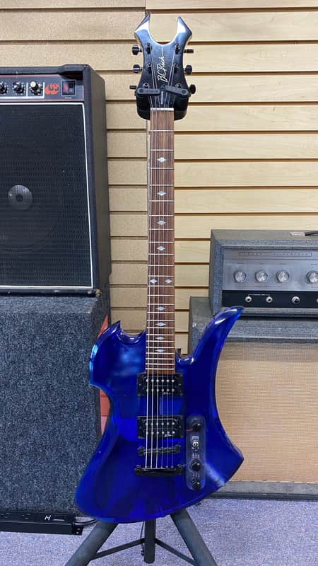 Used 2016 B.C. Rich Mockingbird Acrylic Blue image 1