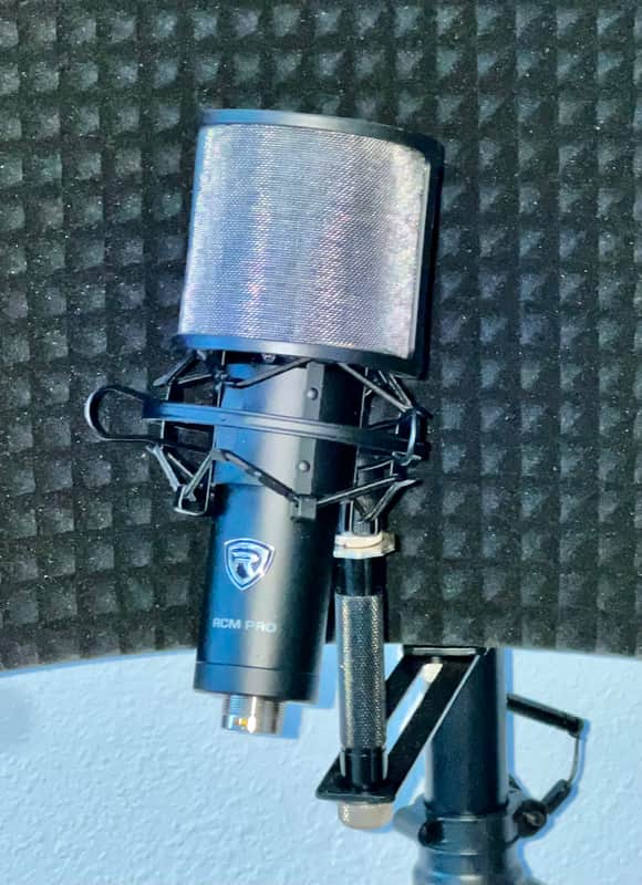 Rockville Pro Recording Studio Microphone+Isolation Shield+Mount+Filter+Stand image 1