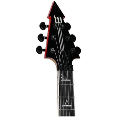 Wylde Audio Warhammer FR Electric Guitar, Norse Dragon PS Red image 7