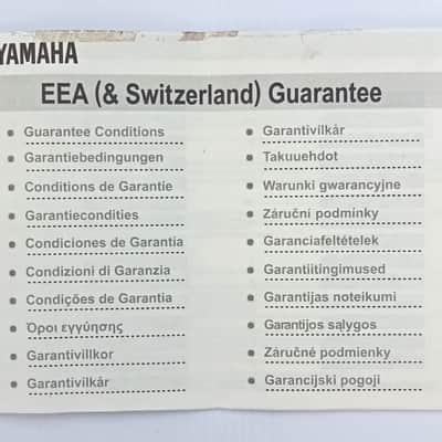 Yamaha Electric Bass Original Owner's Manual + Guarantee Booklet - Vintage Case Candy image 6