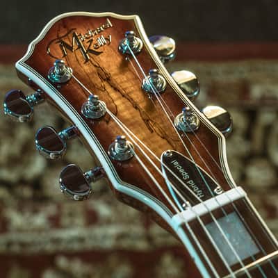 Michael Kelly MKHSSSBPYZ Hybrid Special Spalted Maple Top Mahogany Body 6-String Electric Guitar image 11