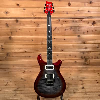 PRS SE Custom 24 "Floyd" Electric Guitar - Charcoal Cherry Burst image 2