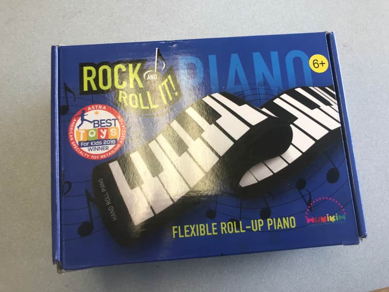 Rock And Roll It!  Foldable  Roll Up Piano Keyboard.Brand new in the box!  Sale Benefits Music Education Nonprofit! image 1