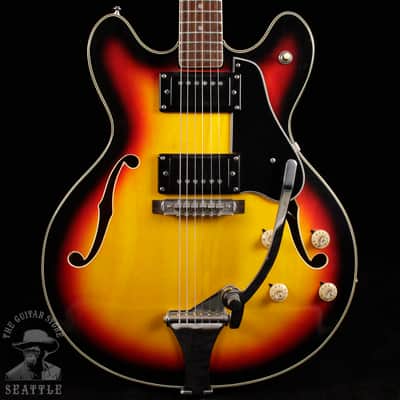 Trump Semi-Hollow Electric Guitar Sunburst image 1