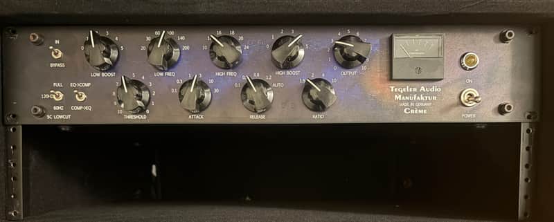 Tegeler Audio Manufaktur Creme Stereo Bus Compressor / Mastering Equalizer 2020 - Blue image 1
