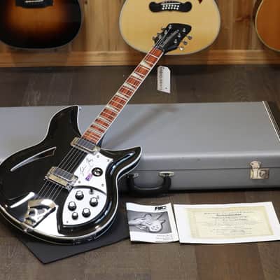 Minty! 1995 Rickenbacker 381JK John Kay Signature #233 of 250 Semi-Hollow Electric Guitar JetGlo + COA OHSC image 1