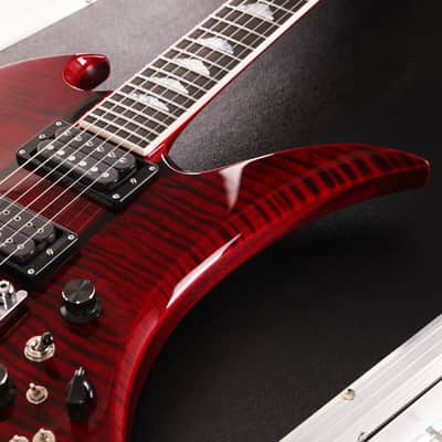 B.C. Rich USA Custom Shop Mockingbird Quilt Top Cherry Red 2026 image 10