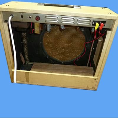 Guyatone GA-620 1960's Rare Blonde Sparkle Tolex, no speaker, completely serviced and functional image 7
