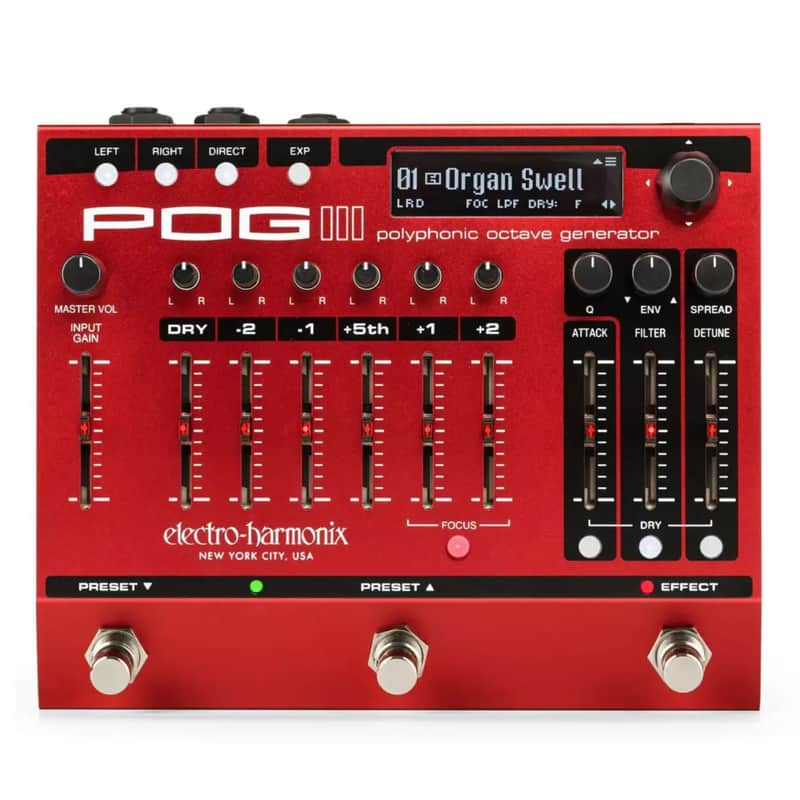 Electro-Harmonix POG3 Polyphonic Octave Generator Pedal image 1