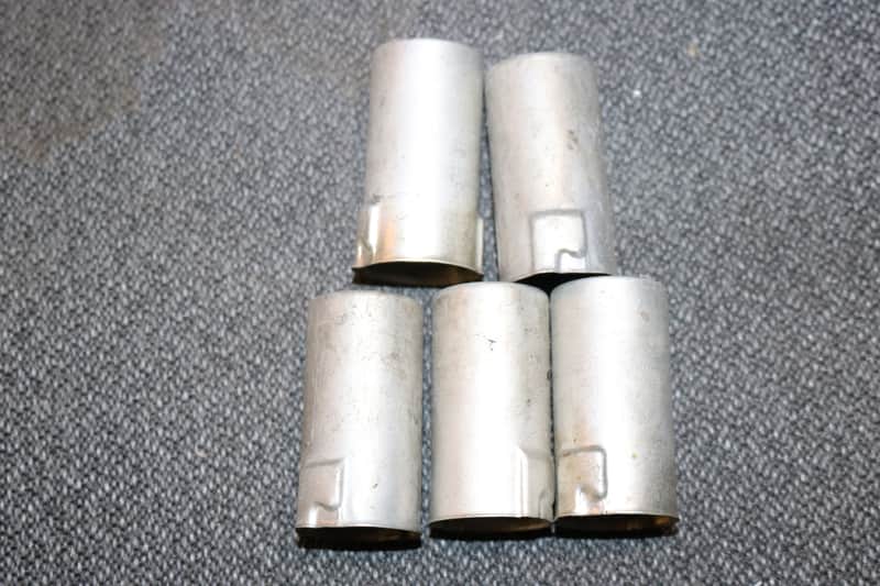 Vintage Pre CBS 1960s Fender Preamp Tube Covers - Lot of 5 - No Tariffs image 1
