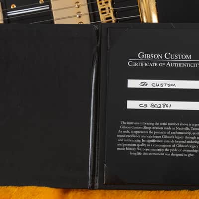 Gibson SG Custom - Gibson Custom Shop - Ebony - 2025 image 3