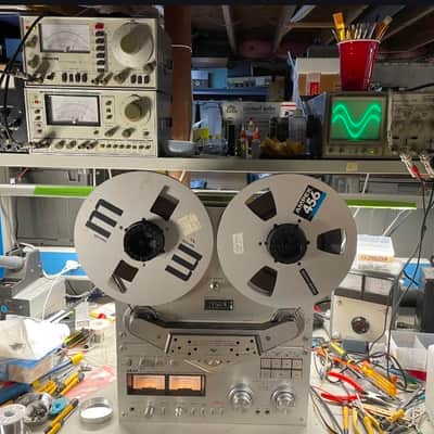 Akai GX-635D Pro Serviced Open Reel Stereo Tape Deck, Fully Tested w/Video image 2