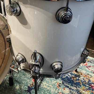 David Palmer's Rod Stewart DW, Collectors Series 4-Piece Custom Maple Set, Stunning! 2008 - White Glass image 20