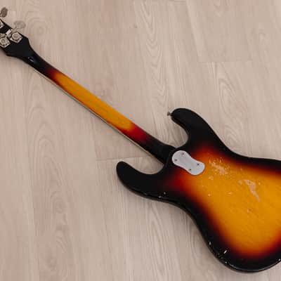 1965 Mosrite Ventures Model Vintage Short Scale Bass Sunburst image 15