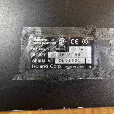 Roland JP-8080 Analog Modeling Synthesizer Module 100-240V New Battery! w/ box image 9