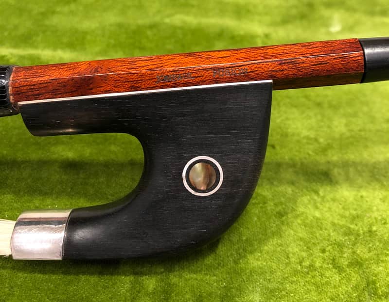 New/Old Stock Jon Paul 'Fusion Silver' Carbon Fiber/Pernambuco German-style 3/4 Bass Bow JP705 image 1