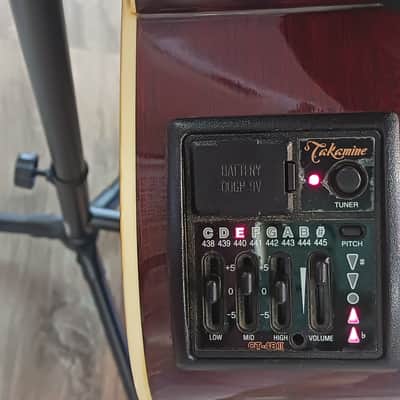 Takamine EP325SRCA 1992 - Candy Apple Red image 5