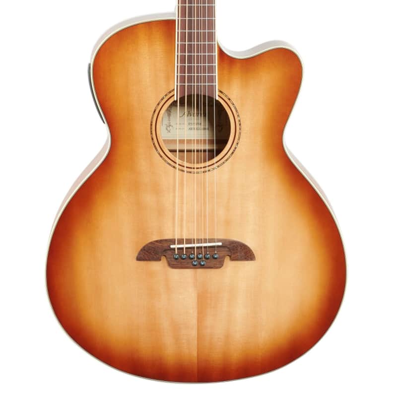 Alvarez Artist Series Baritone Acoustic-Electric Guitar, 8-String, Shaded Burst image 1