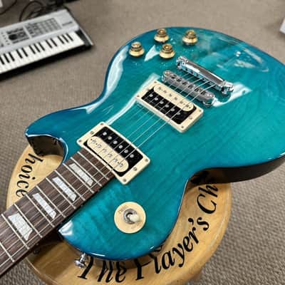 2017 Gibson Les Paul Studio Deluxe IV Caribbean Night w/ Case image 10